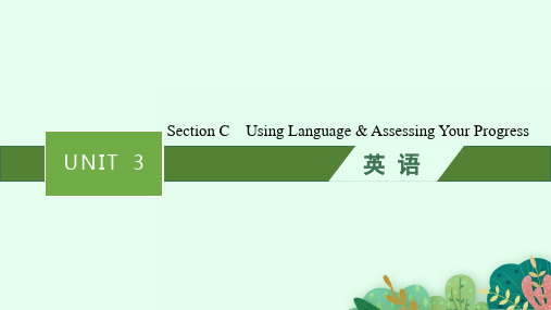 人教版高中英语选择性必修第二册精品课件 Unit 3 Section C