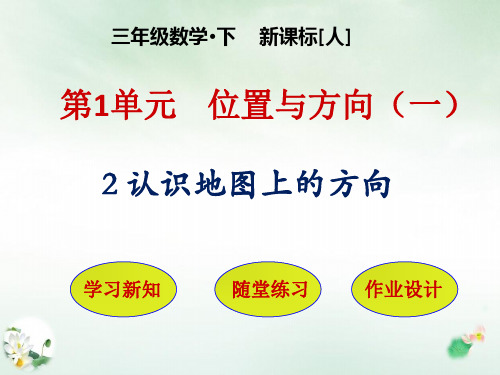 三年级下册认识地图上的方向(人教版)