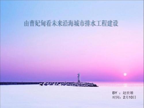 给排水发展史案例之曹妃甸