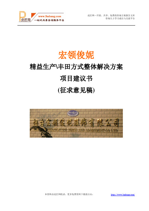 精益生产项目策划书[14页].doc