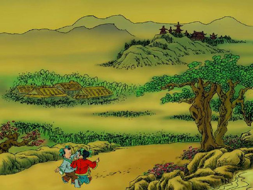 古诗《山村》_演示文稿