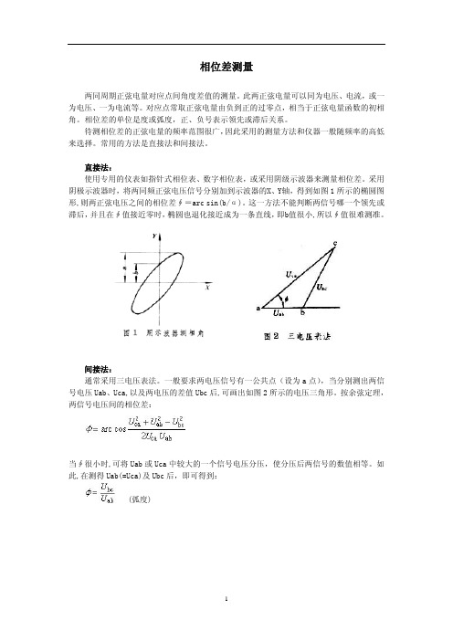 相位差测量