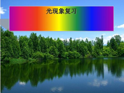 光现象复习 PPT课件20 人教版