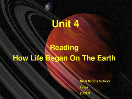 必修三Unit 4课件