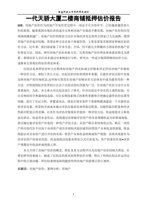 房地产估价报告