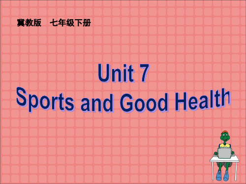 翼教七下lesson37：You Are What You Eat!(共20张PPT)精品课件