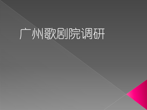 剧院调研报告