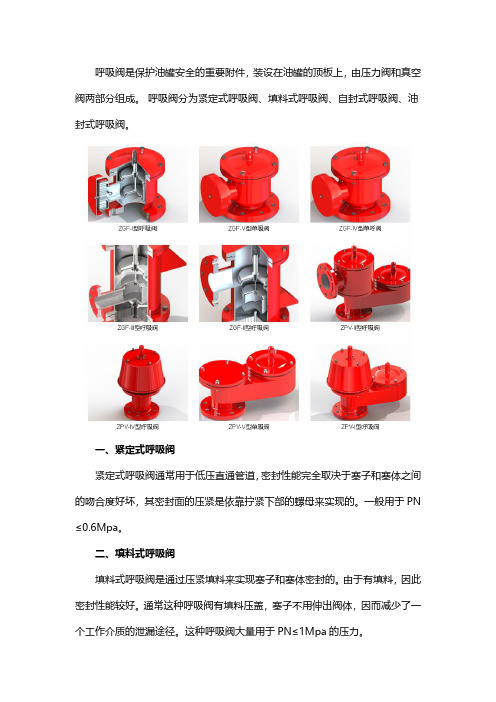 油罐呼吸阀有哪几种
