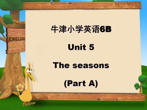 六年级英语The-seasons课件12