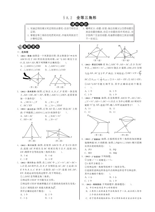 8.2全等三角形(分类精讲)·数学中考分类精粹