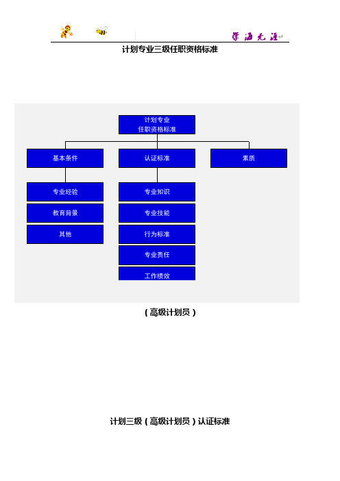 华为高级计划员任职资格标准(V2.0)