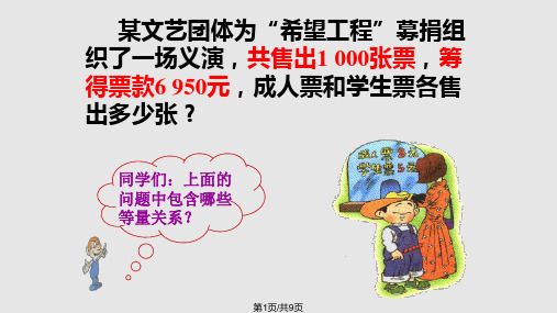 希望工程义演教学PPT课件