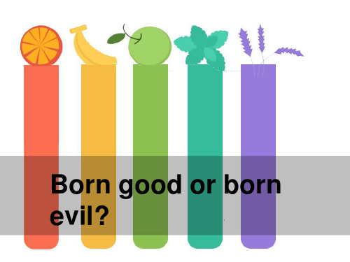 born good or born evil