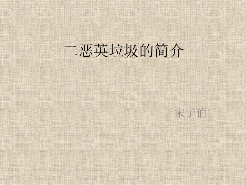 二恶英简介