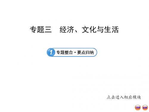 2014中考地理 经济、文化与生活专题复习