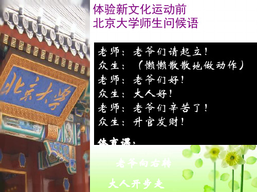 高中历史人教版必修三第15课新文化运动与马克思主义的传播课件(共24张)