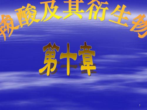 第十章 羧酸及其衍生物