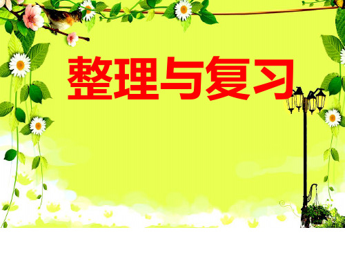 苏教版五年级下册数学课件-8.1 数的世界整理与复习 (共20张PPT)
