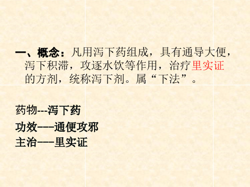 方剂与中成药