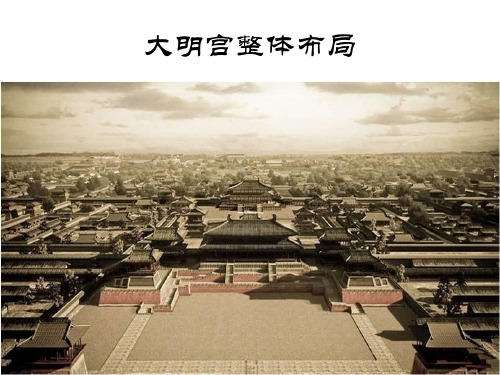 大明宫空间布局
