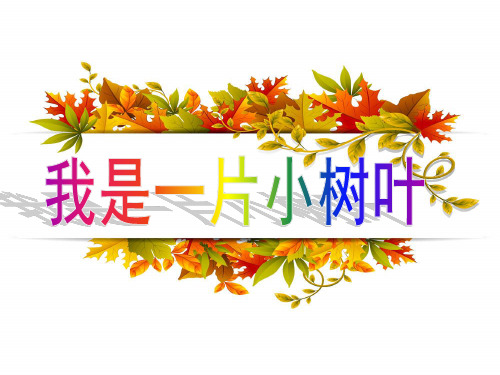 三下习作5：《我是一片小树叶》