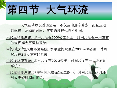第四章第四节大气环流