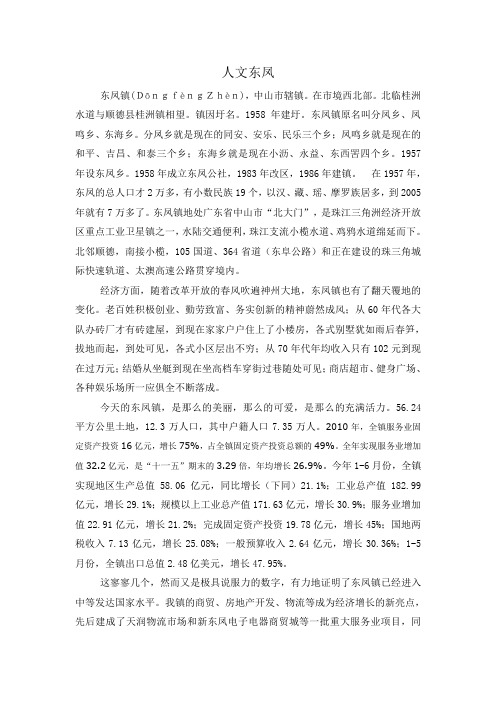 人文东凤