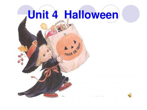 牛津小学英语5A  Unit 4  Halloween课件