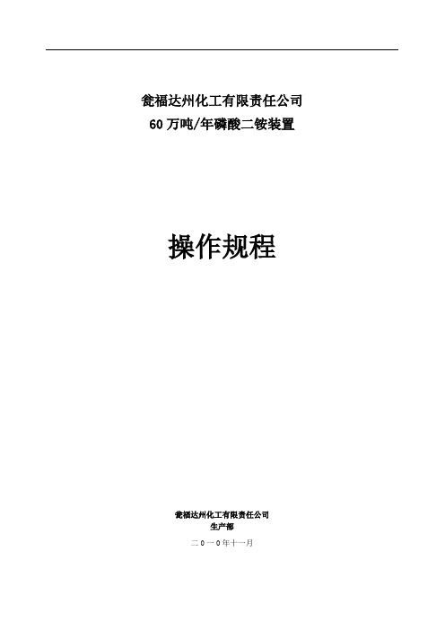 DAP操作规程