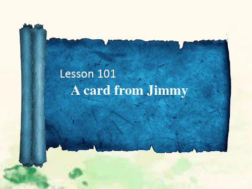 新概念第一册Lesson101-102课件