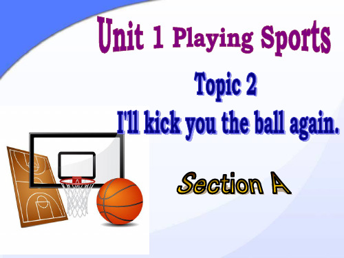 15年仁爱英语八年级上册 Unit 1 topic 2 I'll kick the ball to you again.
