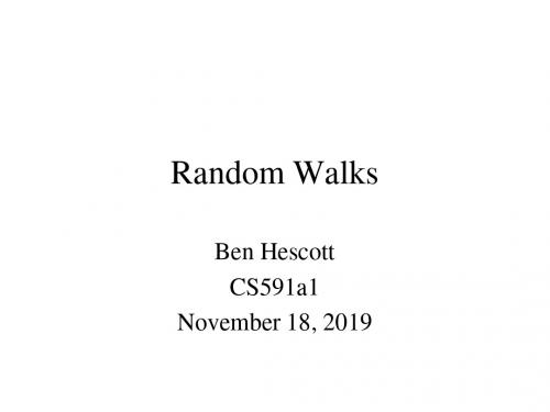 Random Walk Definition - Boston University随机游走的定义-波士顿大学