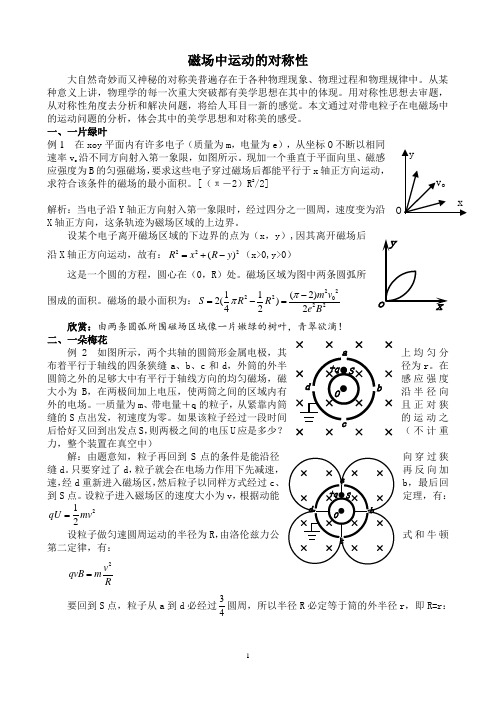 磁场中运动的对称性3