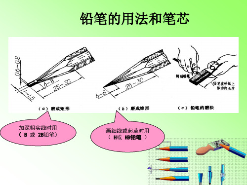 中国矿业大学工程制图第九章制图的基本知识