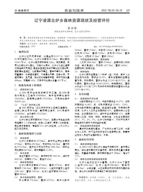 辽宁凌源北炉乡森林资源现状及经营评价