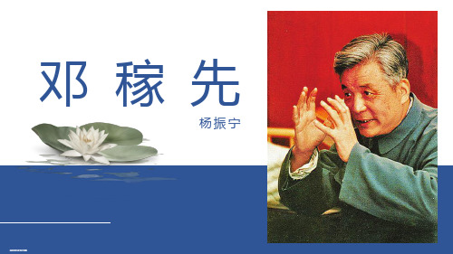 人教部编版《邓稼先》教学课件1