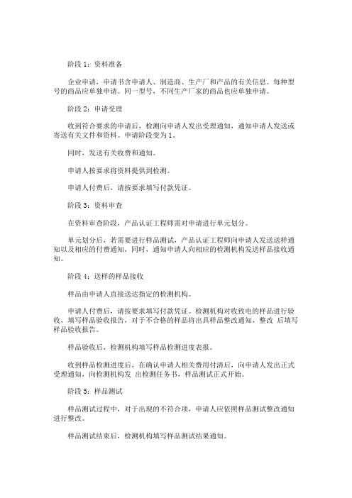 防爆CCC认证的办理流程