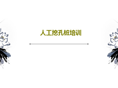 人工挖孔桩培训PPT文档43页