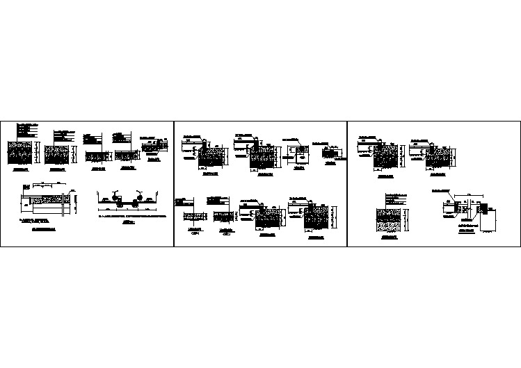18种常用路面结构大样图