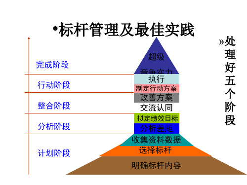 标杆管理及最佳实践