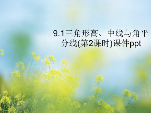 三角形高PPT教学课件