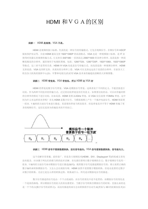 HDMI与VGA