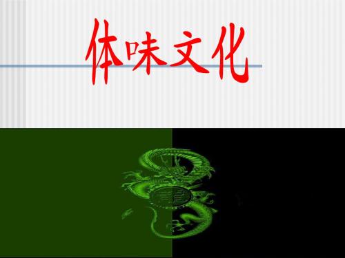 高二政治 体味文化 ppt