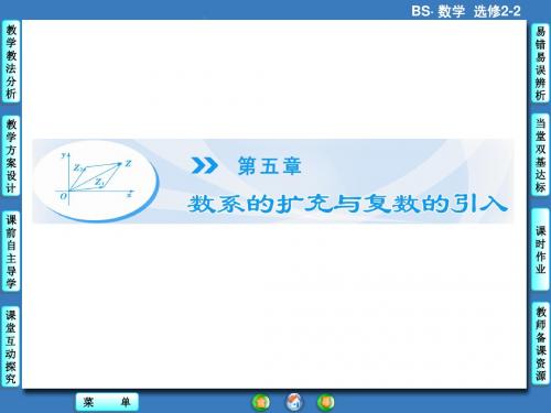 5.1.1数的概念的扩展 课件(北师大版选修2-2)