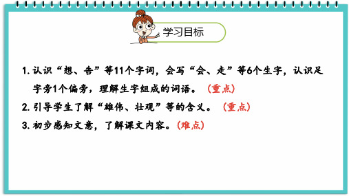 统编版语文一年级(下)第2单元《我多想去看看》课时1