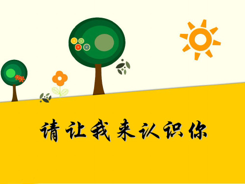 一年级上册道德与法治公开课-《请让我来认识你》∣教科版