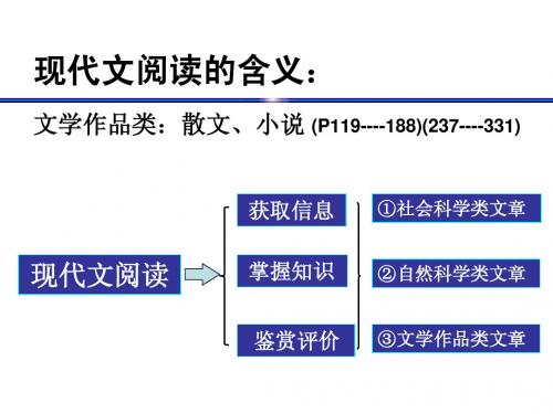 文学类文本阅读(总论)第一节