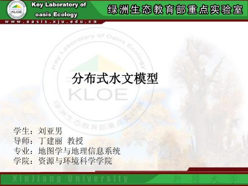 分布式水文模型