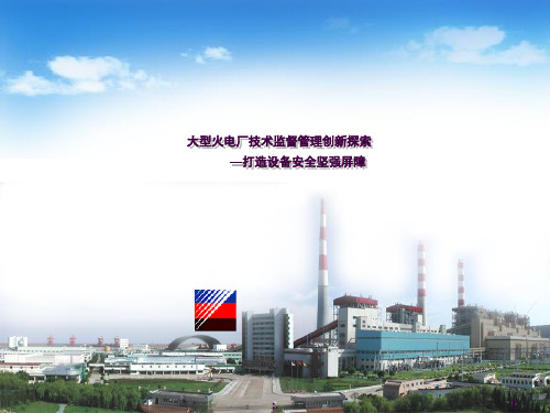 大型火电厂技术监督管理创新探索ppt课件
