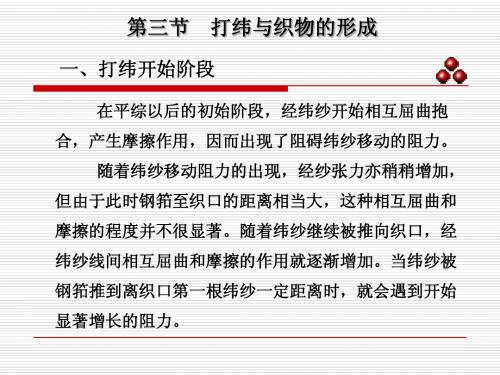 织造技术 打纬3